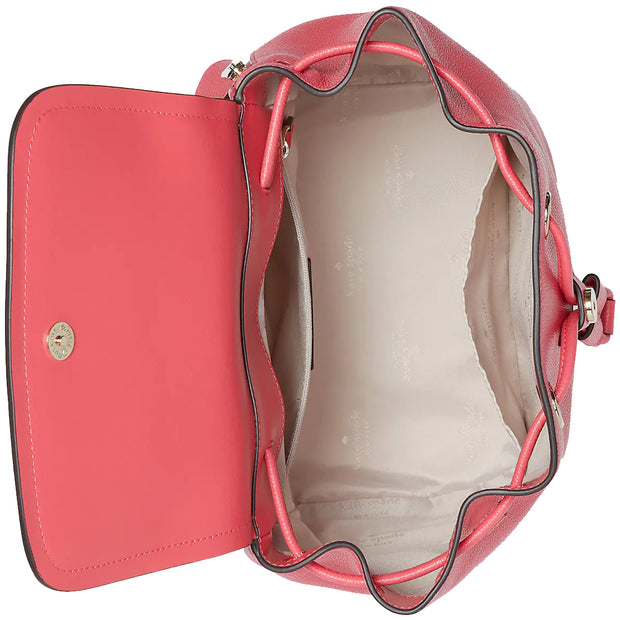 Kate Spade Rosie Medium Flap Backpack Bag in Pink Peppercorn kb714