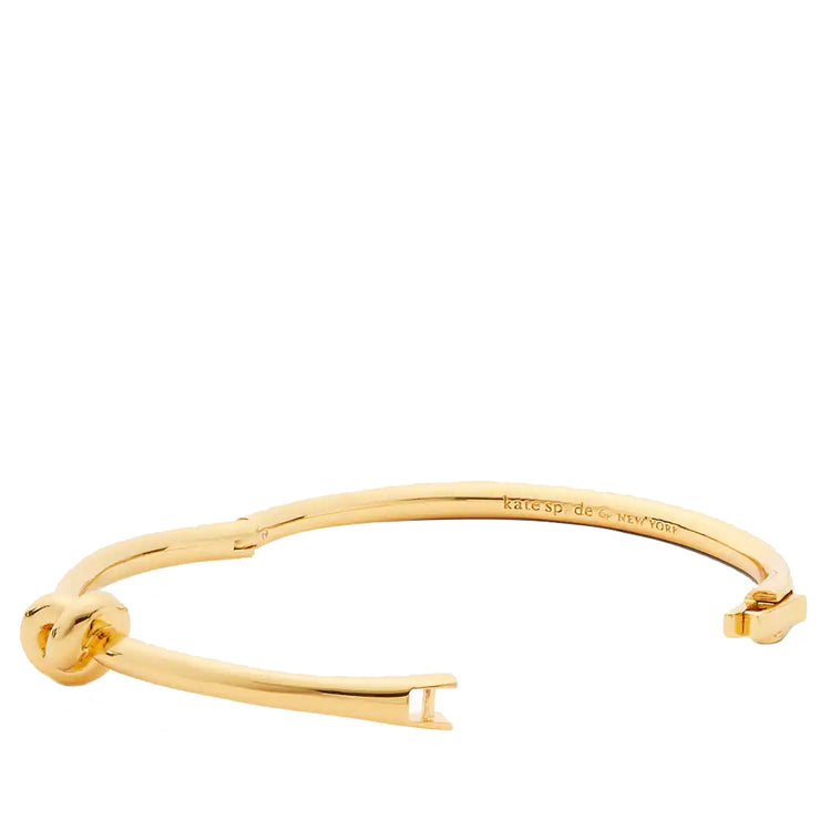 Buy Kate Spade Sailor's Knot Hinge Bangle Bracelet in Gold o0R00065 Online in Singapore | PinkOrchard.com