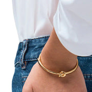 Buy Kate Spade Sailor's Knot Hinge Bangle Bracelet in Gold o0R00065 Online in Singapore | PinkOrchard.com