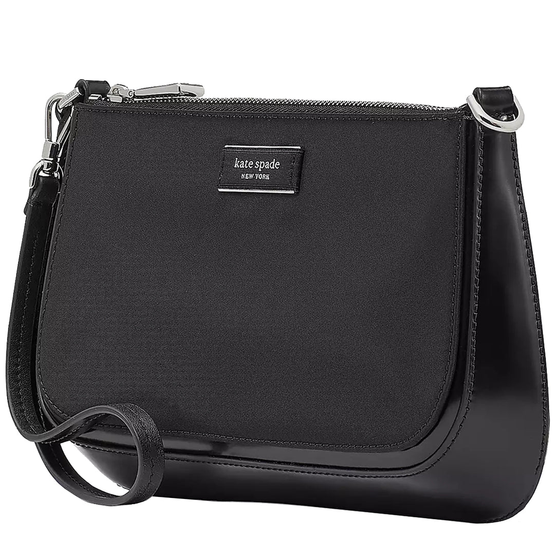 Buy Kate Spade Sam Icon KSNYL Nylon Mini Pochette Bag in Black