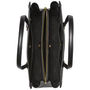 Interior View of Kate Spade Signature Spade Flower East West Large Laptop Tote Bag - Black KI791