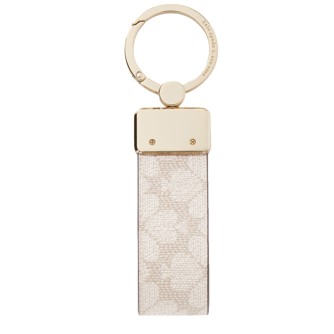 Buy Kate Spade Signature Spade Flower Keyfob in Dark Beige Multi