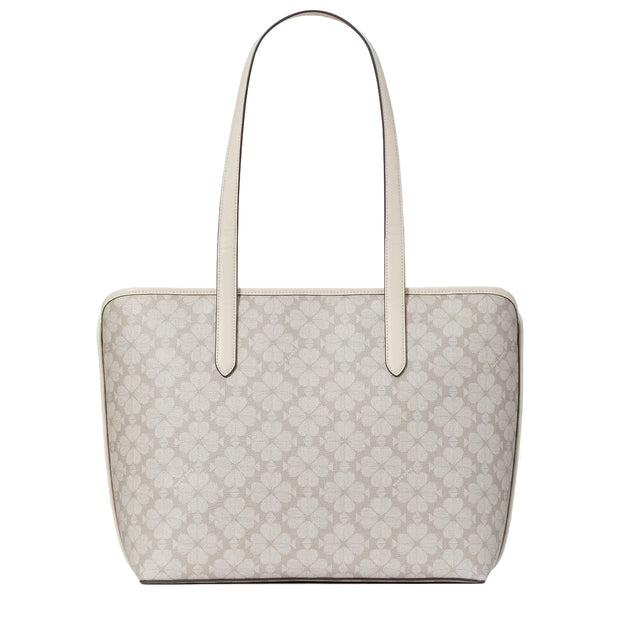 Buy Kate Spade Signature Spade Flower Large Tote in Dark Mushroom Cap Multi KG086 Online in Singapore | PinkOrchard.com