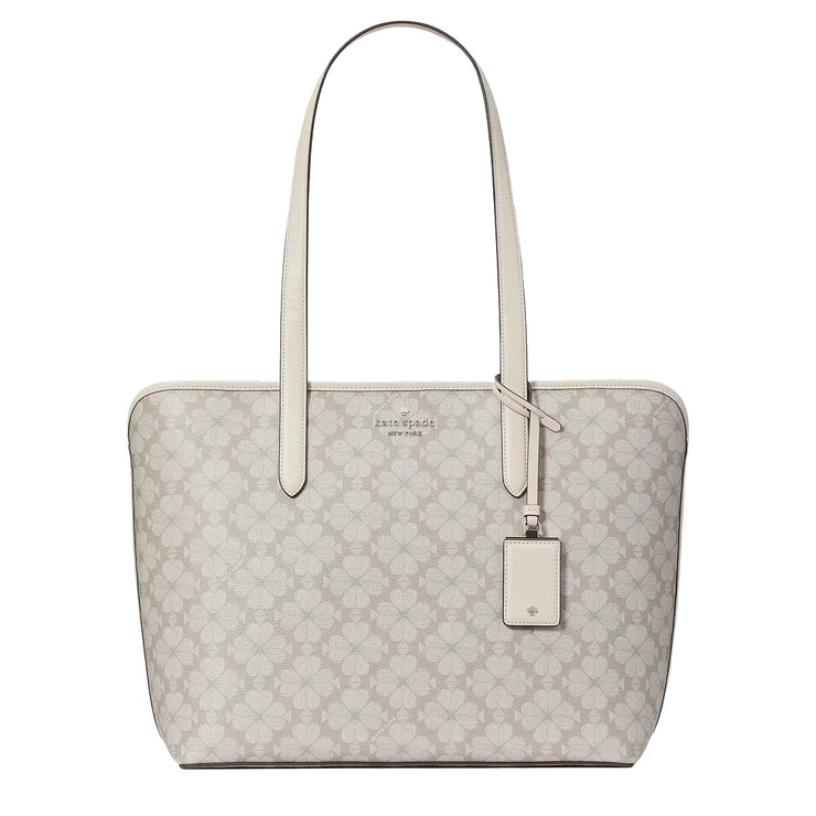 Buy Kate Spade Signature Spade Flower Large Tote in Dark Mushroom Cap Multi KG086 Online in Singapore | PinkOrchard.com