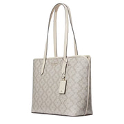 Buy Kate Spade Signature Spade Flower Large Tote in Dark Mushroom Cap Multi KG086 Online in Singapore | PinkOrchard.com