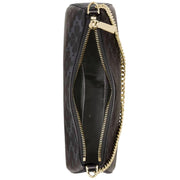 Interior View of Kate Spade Signature Spade Flower Medium Convertible Crossbody Bag - Black KI381