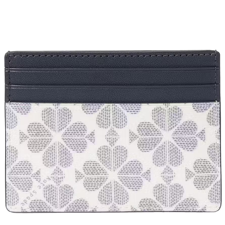 Buy Kate Spade Signature Spade Flower Small Slim Card Holder in Navy Multi kg492 Online in Singapore | PinkOrchard.com