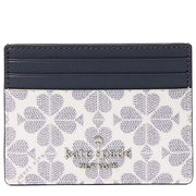 Buy Kate Spade Signature Spade Flower Small Slim Card Holder in Navy Multi kg492 Online in Singapore | PinkOrchard.com