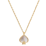 Buy Kate Spade Signature Spade Mini Pendant Necklace in Cream Multi o0ru2901 Online in Singapore | PinkOrchard.com