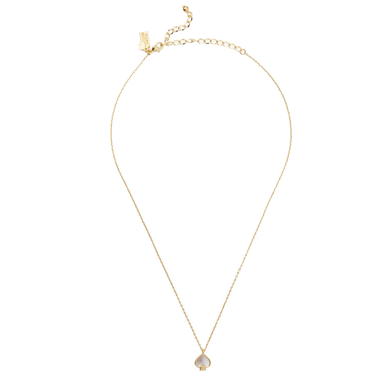 Buy Kate Spade Signature Spade Mini Pendant Necklace in Cream Multi o0ru2901 Online in Singapore | PinkOrchard.com