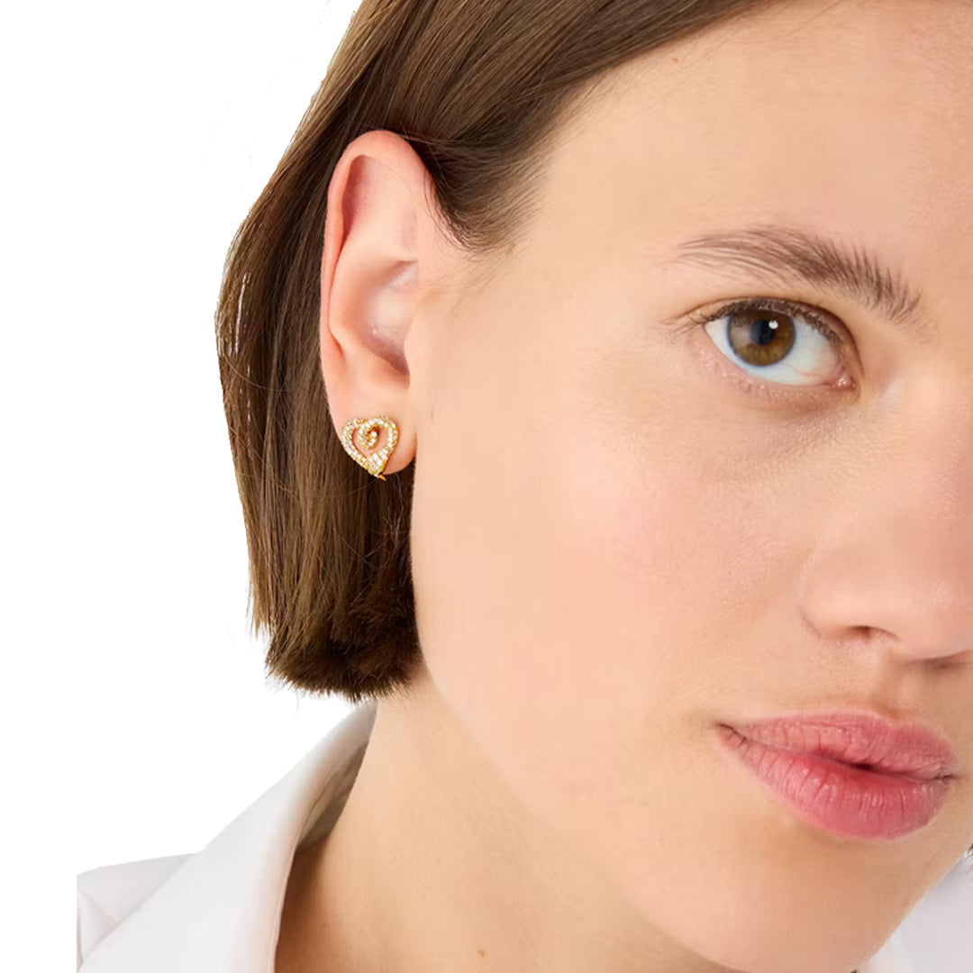 国内 Kate Spade Gold-Tone Heart Stud Earrings ハートピアス Take Heart Studs | Kate Spade New York