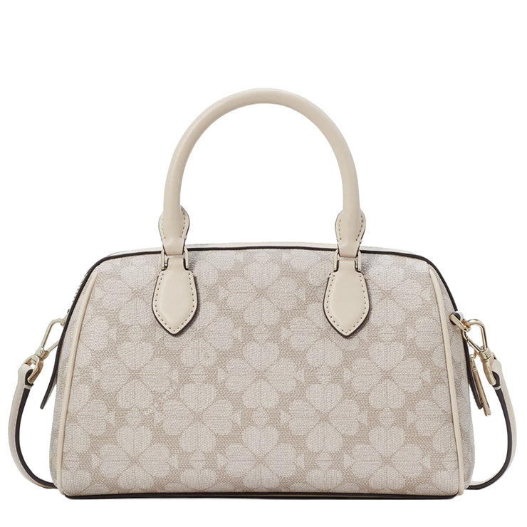 Kate Spade Spade Flower Dolly Small Duffle Crossbody Bag in Dark Beige Multi KG483