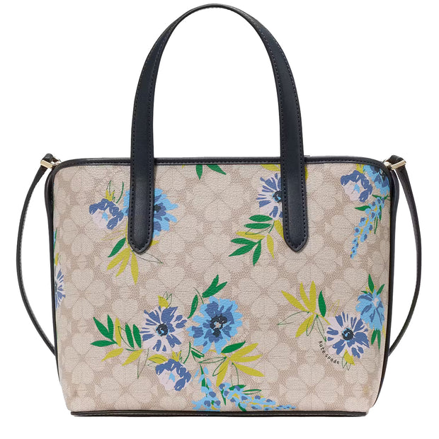 Buy Kate Spade Spade Flower Floral Small Tote Bag in Blazer Blue Multi KL002 Online in Singapore | PinkOrchard.com