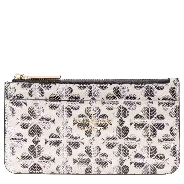 Buy Kate Spade Spade Flower Large Slim Card Holder in Black Multi KK895 Online in Singapore | PinkOrchard.com
