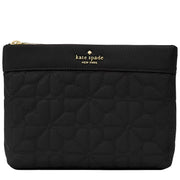 Buy Kate Spade Spade Flower Quilted Cosmetic Pouch in Black KK254 Online in Singapore | PinkOrchard.com