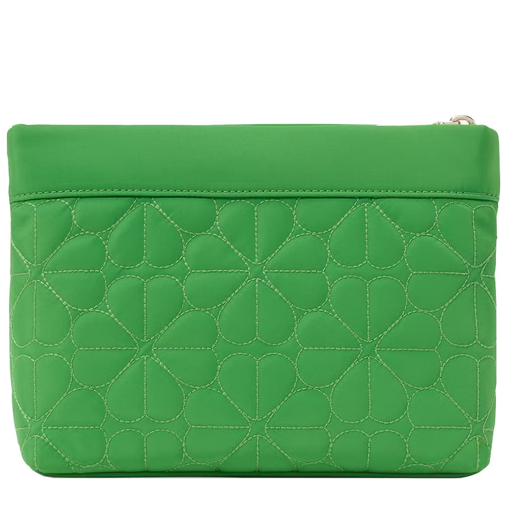 Buy Kate Spade Spade Flower Quilted Cosmetic Pouch in KS Green KK254 Online in Singapore | PinkOrchard.com