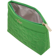 Buy Kate Spade Spade Flower Quilted Cosmetic Pouch in KS Green KK254 Online in Singapore | PinkOrchard.com