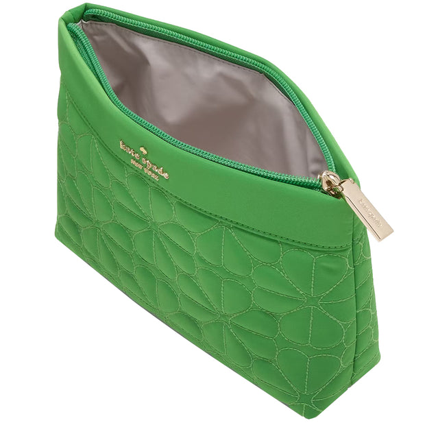 Buy Kate Spade Spade Flower Quilted Cosmetic Pouch in KS Green KK254 Online in Singapore | PinkOrchard.com