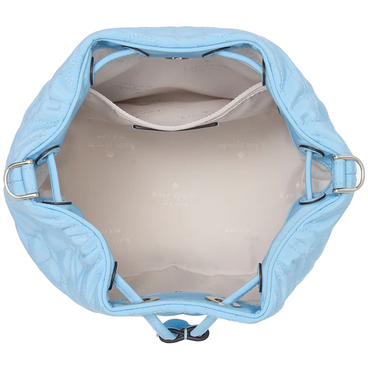 Buy Kate Spade Flower Quilted Fabric Bucket Bag in Montauk Blue KK076 Online in Singapore | PinkOrchard.com