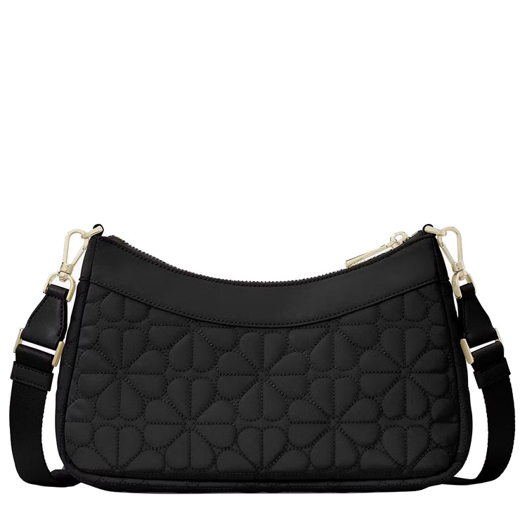 Buy Kate Spade Flower Quilted Fabric Convertible Crossbody Bag in Black KK077 Online in Singapore | PinkOrchard.com