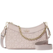 Buy Kate Spade Spade Flower Quilted Fabric Convertible Crossbody Bag in Cozy Grey KK077 Online in Singapore | PinkOrchard.com