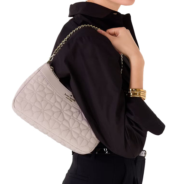 Buy Kate Spade Spade Flower Quilted Fabric Convertible Crossbody Bag in Cozy Grey KK077 Online in Singapore | PinkOrchard.com