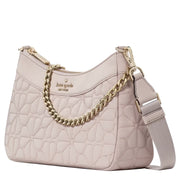 Buy Kate Spade Spade Flower Quilted Fabric Convertible Crossbody Bag in Cozy Grey KK077 Online in Singapore | PinkOrchard.com