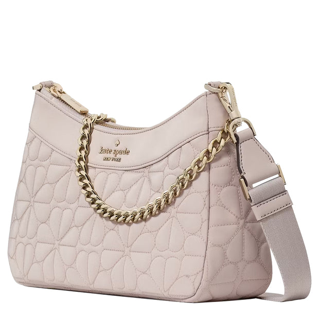 Buy Kate Spade Spade Flower Quilted Fabric Convertible Crossbody Bag in Cozy Grey KK077 Online in Singapore | PinkOrchard.com