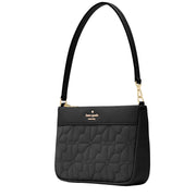 Buy Kate Spade Flower Quilted Fabric Convertible Wristlet Bag in Black KK255 Online in Singapore | PinkOrchard.com