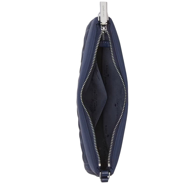 Interior View of Kate Spade Spade Flower Quilted Fabric Convertible Wristlet Bag - Parisian Blue KK255