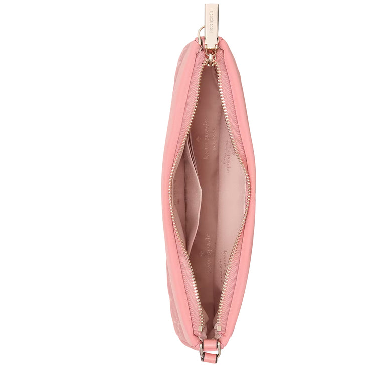 Interior View of Kate Spade Spade Flower Quilted Fabric Convertible Wristlet Bag - Terracotta Tile KK255
