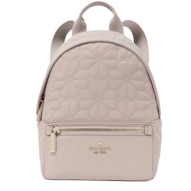 Buy Kate Spade Spade Flower Quilted Fabric Small Backpack Bag in Cozy Grey KK158 Online in Singapore | PinkOrchard.com