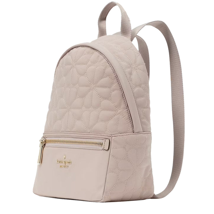 Buy Kate Spade Spade Flower Quilted Fabric Small Backpack Bag in Cozy Grey KK158 Online in