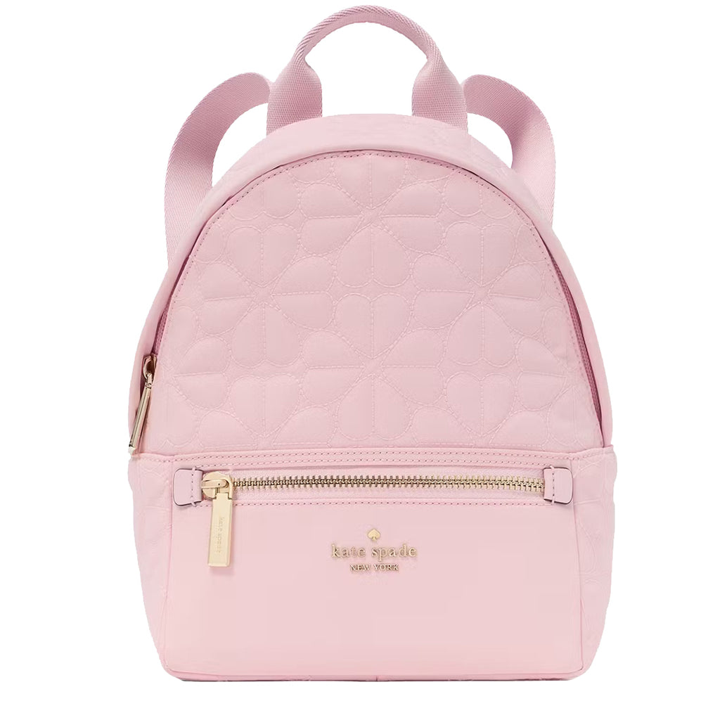 Buy Kate Spade Spade Flower Quilted Fabric Small Backpack Bag in Pink Horizon KK158 Online in Singapore