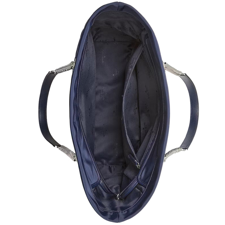 Interior View of Kate Spade Spade Flower Quilted Fabric XL Tote Bag - Parisian Navy KK074