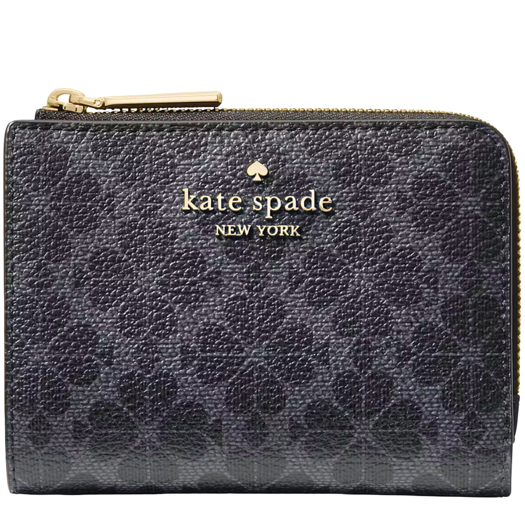 Kate Spade Spade Flower Small L-Zip Wallet KK894 | Designer Bags
