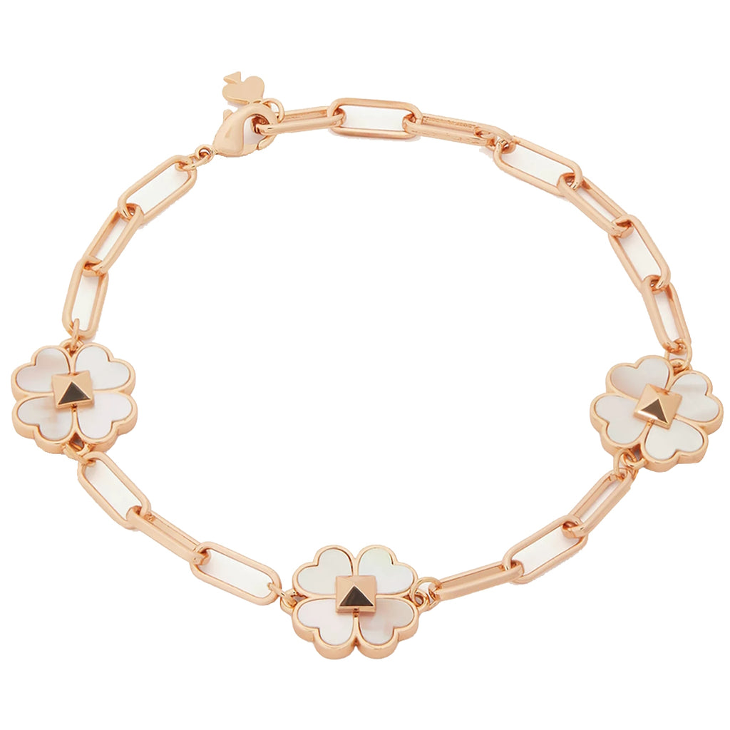 Buy Kate Spade Spade Studs Chain Link Bracelet in Cream Multi