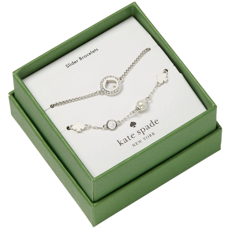 Buy Kate Spade Spot The Spade Bracelet Box Set in Silver kd785 Online in Singapore | PinkOrchard.com