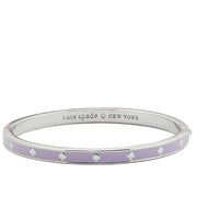 Buy Kate Spade Spot the Spade Enamel Hinged Bangle Bracelet in Lilac o0ru2565 Online in Singapore | PinkOrchard.com