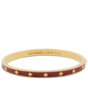 Buy Kate Spade Spot the Spade Enamel Hinged Bangle Bracelet in Candied Cherry kc780 Online in Singapore | PinkOrchard.com