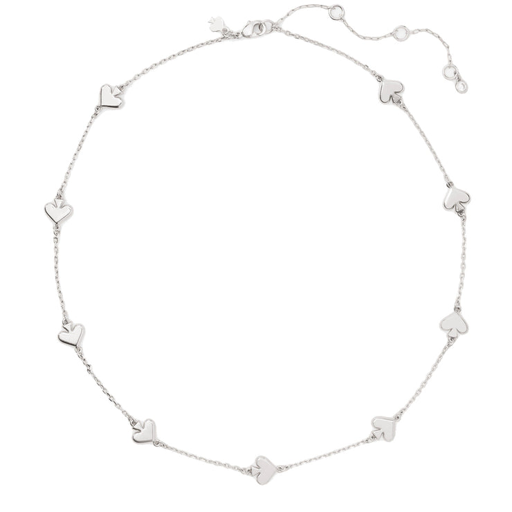 Buy Kate Spade Spot The Spade Metal Scatter Necklace in Silver KH268 Online in Singapore | PinkOrchard.com