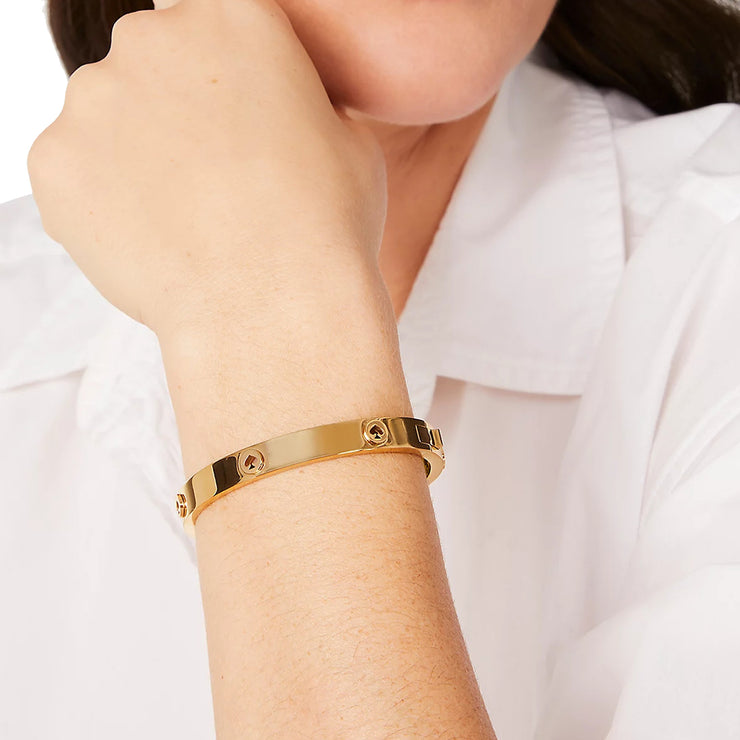 Buy Kate Spade Spot The Spade Studded Bangle Bracelet in Gold ke759 Online in Singapore | PinkOrchard.com