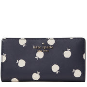 Buy Kate Spade Staci Large Slim Bifold Wallet in Blazer Blue Multi k8306 Online 