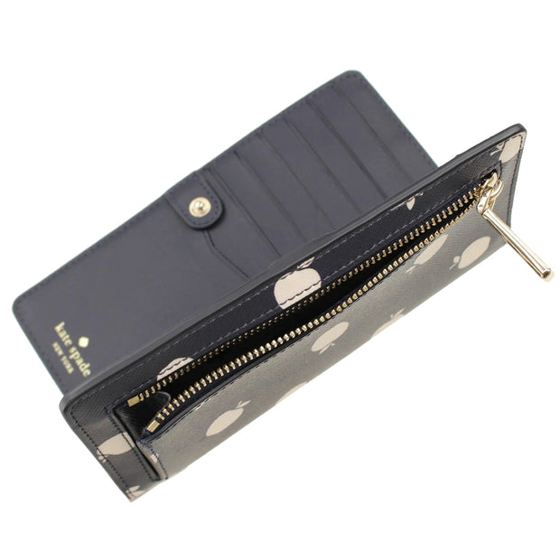 Buy Kate Spade Staci Large Slim Bifold Wallet in Blazer Blue Multi k8306 Online 