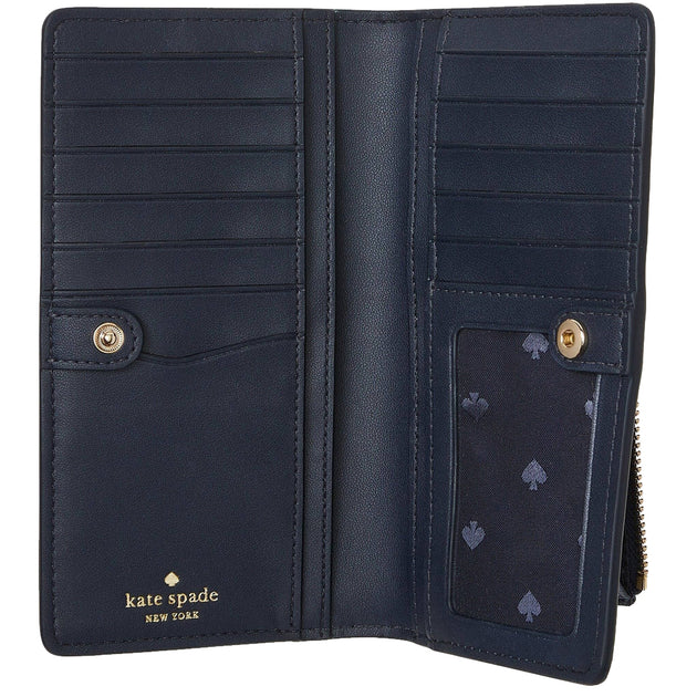 Buy Kate Spade Spade Flower Floral Small Slim Card Holder In Blazer