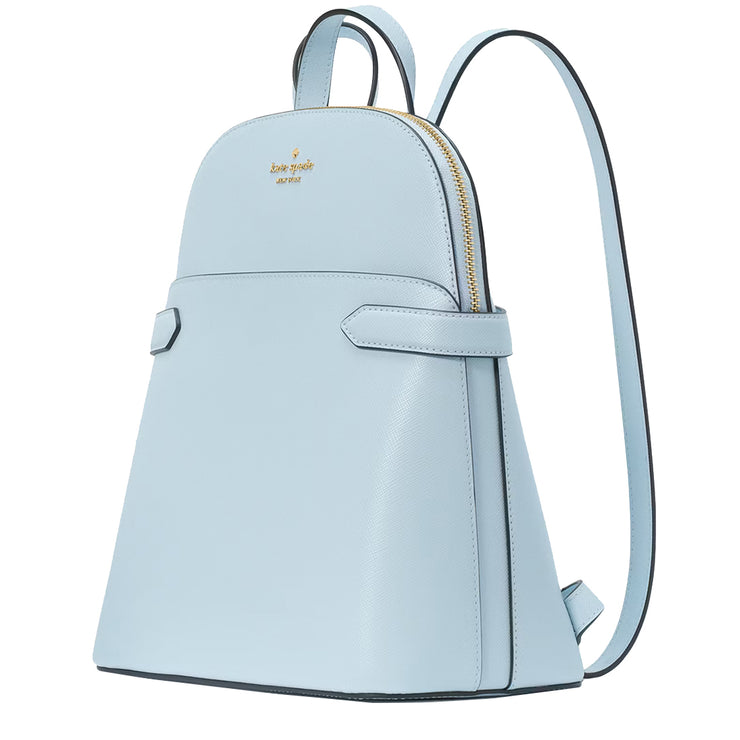 Side View of Kate Spade Staci Medium Dome Backpack Bag - Ocean Fog KG021