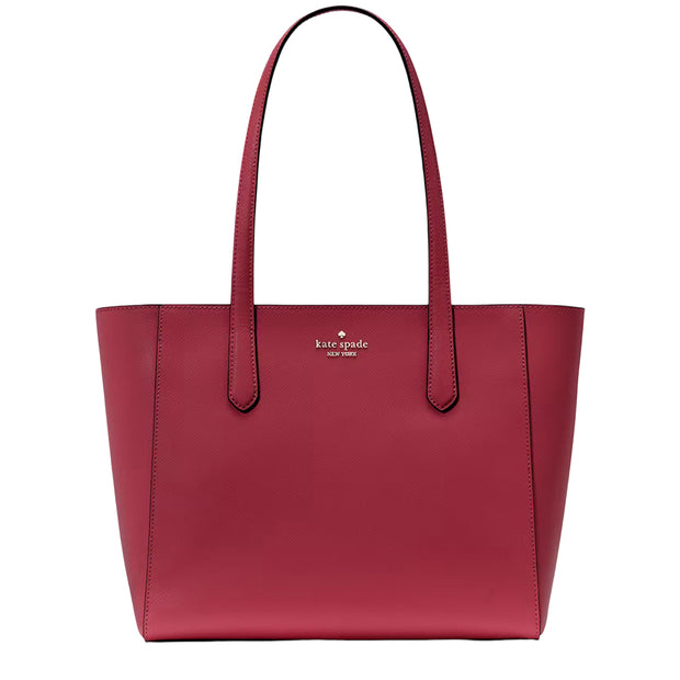 Front View of Kate Spade Staci Medium Tote Bag - Red Jam KG473
