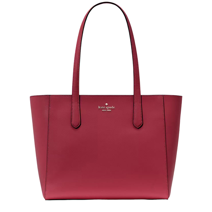 Front View of Kate Spade Staci Medium Tote Bag - Red Jam KG473