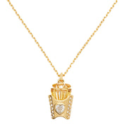 Buy Kate Spade What A Snack Mini Pendant Necklace in Clear/Gold KH540 Online in Singapore | PinkOrchard.com