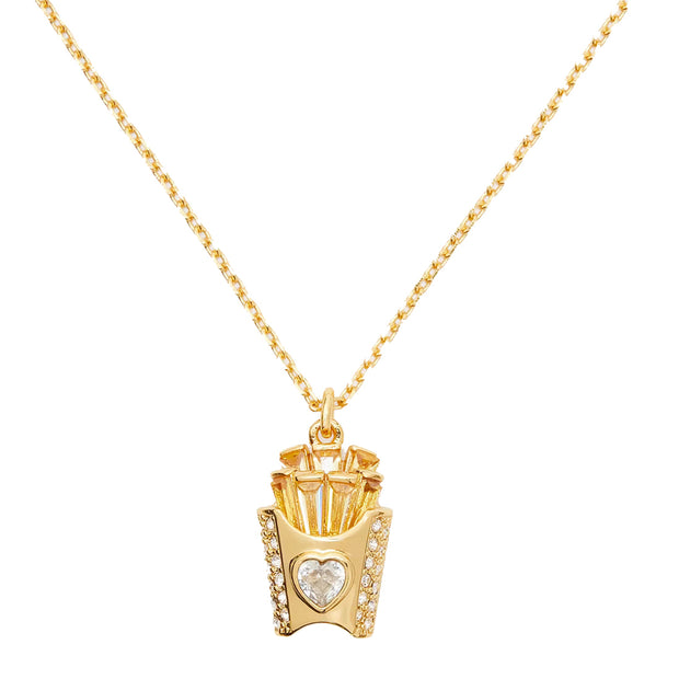 Buy Kate Spade What A Snack Mini Pendant Necklace in Clear/Gold KH540 Online in Singapore | PinkOrchard.com